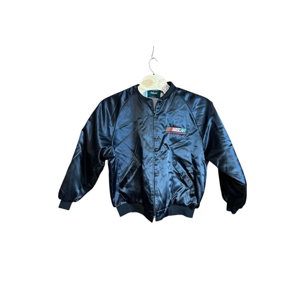 NASCAR Dunbrooke 2XL Vintage Made is USA silky Button Jacket